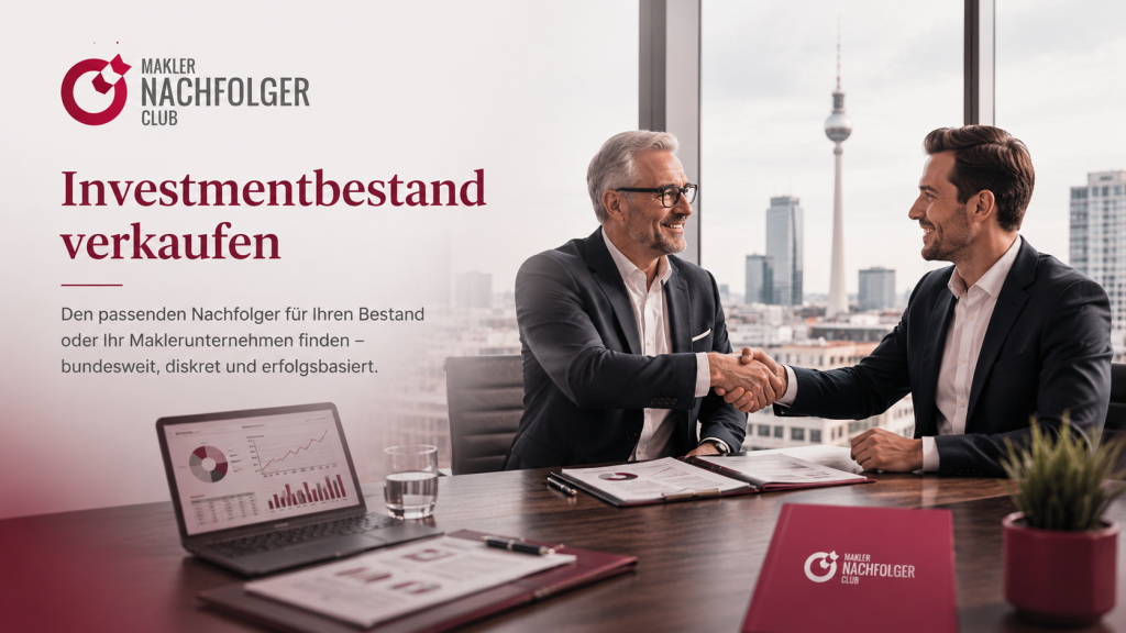 Investmentbestand verkaufen Exzellente Nachfolgeberatung