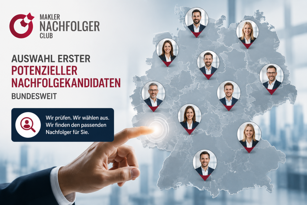Bundesweite Auswahl von Nachfolger für Ihren Investmentbestand