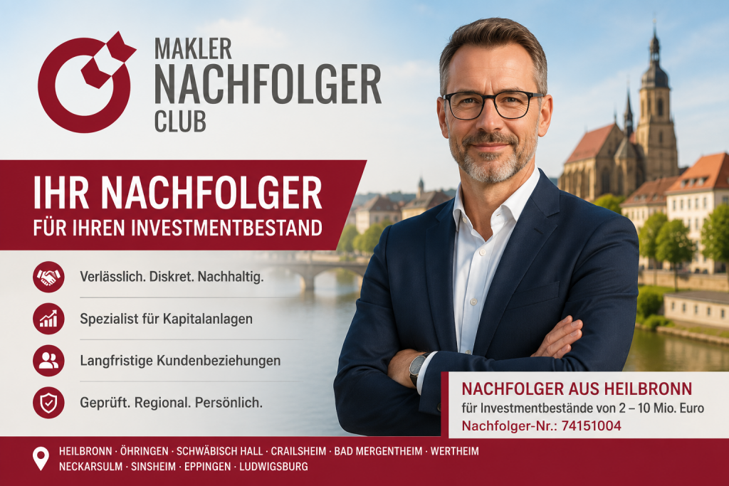 Investmentbestand verkaufen Heilbronn – Verlässlicher Nachfolger für Ihren Investmentbestand