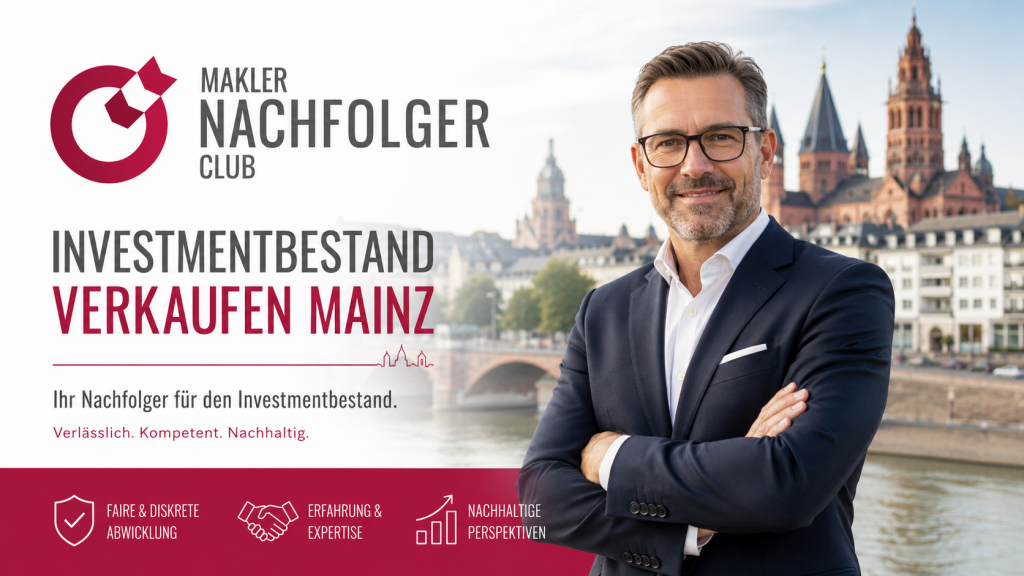 Investmentbestand verkaufen Mainz: Den passenden Nachfolger für Ihr Lebenswerk finden